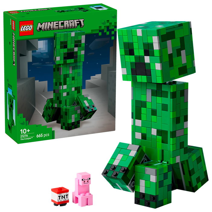 LEGO Minecraft 21276 Le Creeper - Figurine articulée de 21 cm