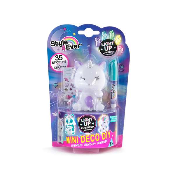 Canal Toys Mini Figurine Lumineuse à Décorer Light-Up Mini Deco DIY Canal Toys Mini Figurine Lumineuse à Décorer Light-Up Mini Deco DIY