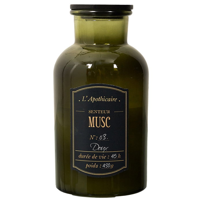 Home Deco Factory Bougie Parfumée en Flacon de Verre de 20 cm
