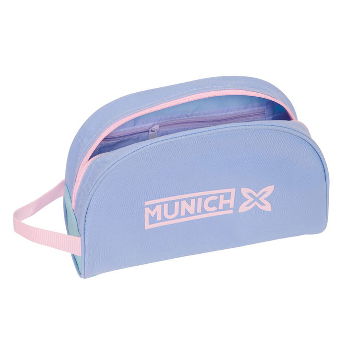 Nécessaire de Voyage Munich Mellow Bleu Rose Bleu ciel 28 x 18 x 10 cm