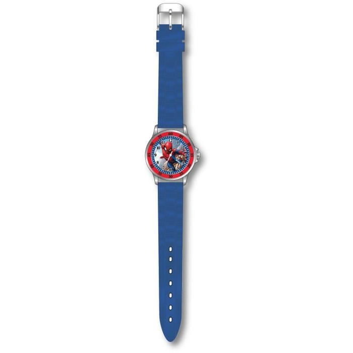 Kids Licensing Montre analogique d'apprentissage de l'heure Spiderman SPD4098