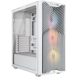 Corsair Boîtier PC 3200D RS ARGB Moyen Tour Blanc - 3 ventilateurs RS120 ARGB