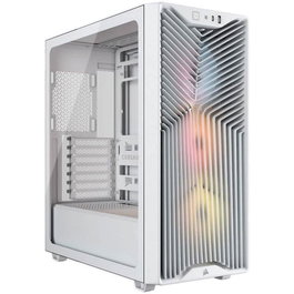 Corsair 3200D RS ARGB Boîtier PC Mid-Tower Blanc avec Verre Trempé