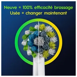 Oral-B Pro Cross Action Brossettes pour Brosse à Dents, Lot de 3 Unités