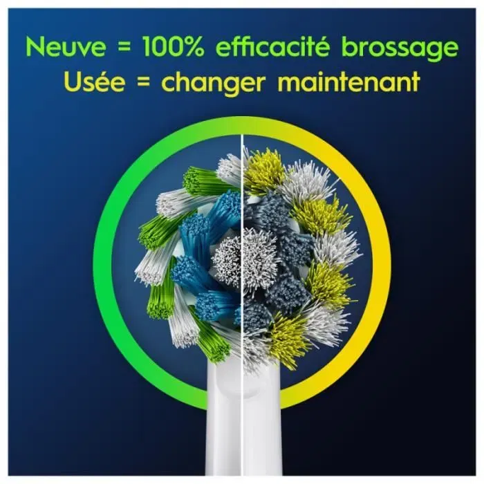 Oral-B Pro Cross Action Brossettes pour Brosse à Dents, Lot de 3 Unités