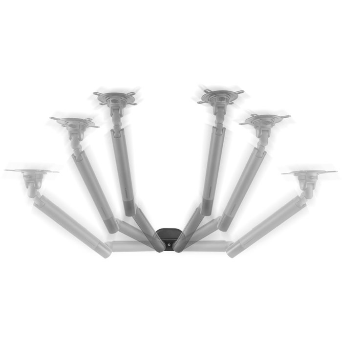 One For All Support moniteur Dynamic - Double Bras - Noir One For All Support moniteur Dynamic - Double Bras - Noir