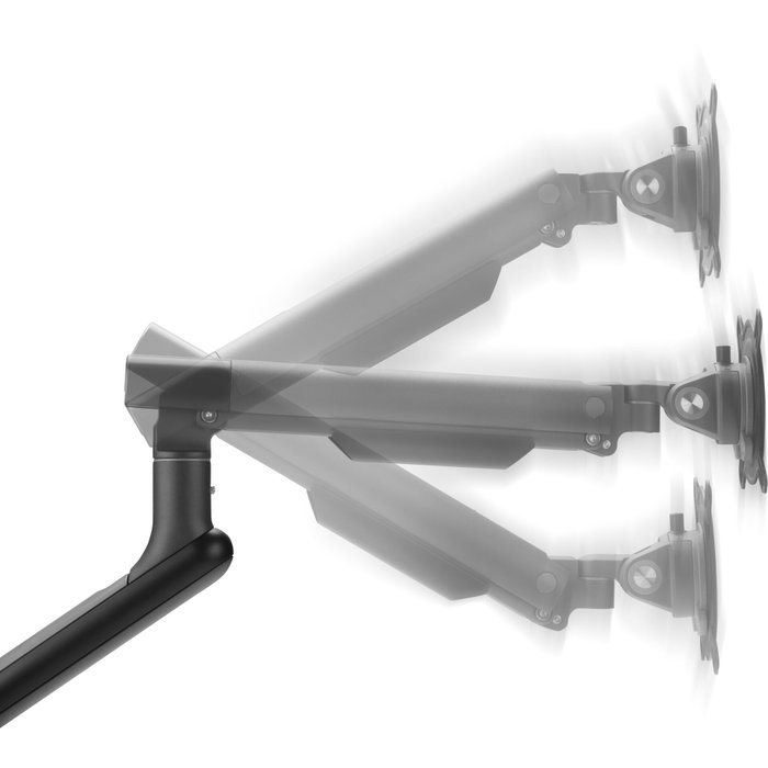 One For All Support moniteur Dynamic - Double Bras - Noir One For All Support moniteur Dynamic - Double Bras - Noir