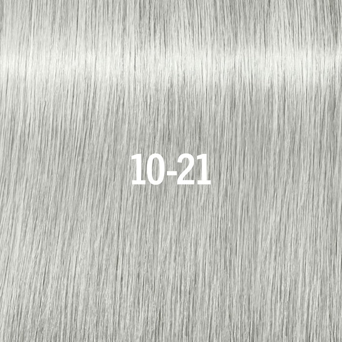 Schwarzkopf Igora Royal Highlifts - Colorant éclaircissant #10-21 blond platine cendré fumé 60 ml avec technologie Fibrebond pour des reflets argentés