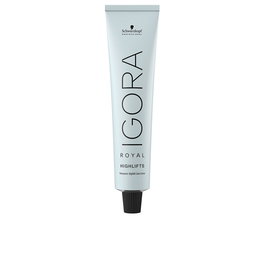 Schwarzkopf Igora Royal Highlifts - Colorant éclaircissant #10-21 blond platine cendré fumé 60 ml avec technologie Fibrebond pour des reflets argentés