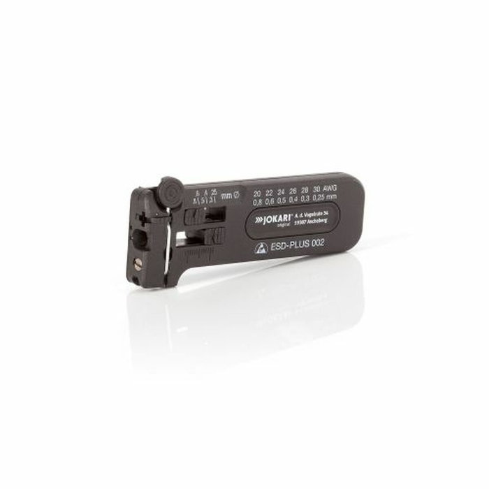 JOKARI Pince à dénuder ESD-PLUS pour fils ronds 0,25-0,8mm JOKARI Pince à dénuder ESD-PLUS pour fils ronds 0,25-0,8mm