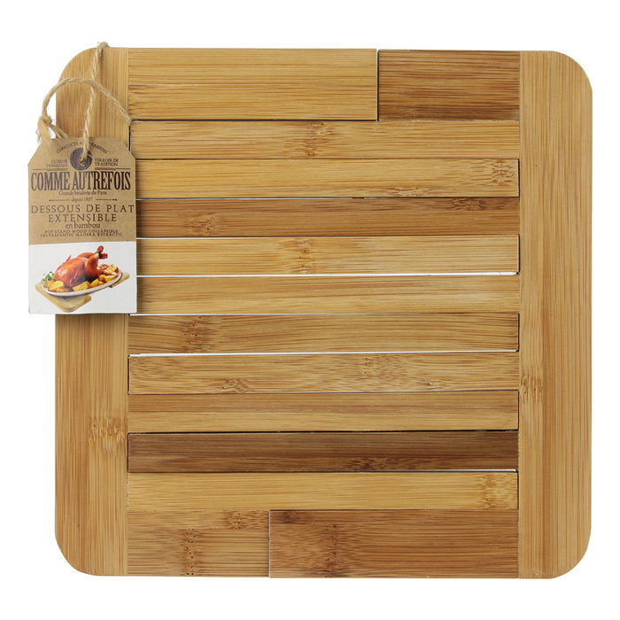 Cook Concept Salvamanteles extensible en bambou 20-30 cm Cook Concept Salvamanteles extensible en bambou 20-30 cm