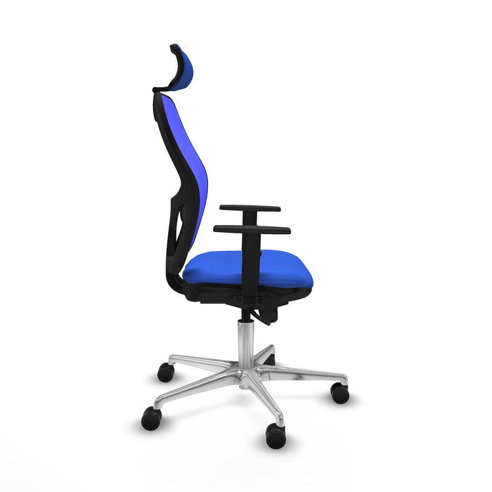 Piqueras y Crespo 1D086N2 Chaise de Bureau avec Appui-tête Bleu Piqueras y Crespo 1D086N2 Chaise de Bureau avec Appui-tête Bleu