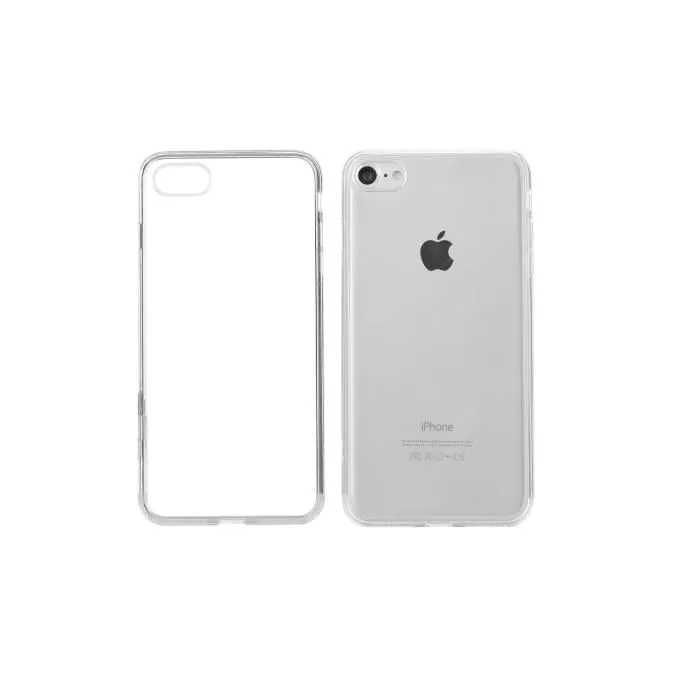 Platyne Coque pour iPhone 7/8 en Silicone Transparent Ultra Slim Platyne Coque pour iPhone 7/8 en Silicone Transparent Ultra Slim