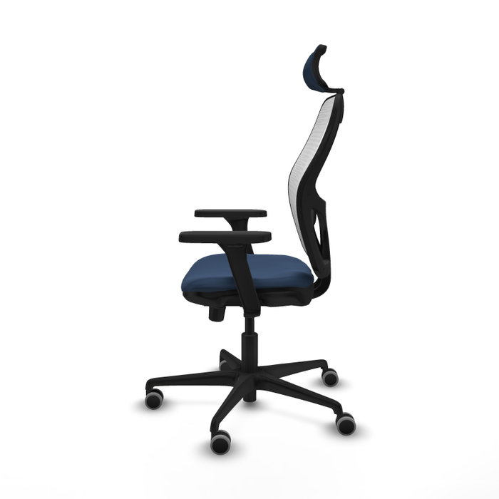 Piqueras y Crespo Chaise de Bureau Jorquera Bleu Marine et Blanc Piqueras y Crespo Chaise de Bureau Jorquera Bleu Marine et Blanc