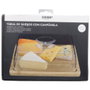 Cook Concept Planche à fromage en bambou avec cloche 24x18,5 cm