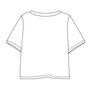 Cerdá - T-shirt court Hello Kitty pour enfant 5 ans en jersey uni, couleur blanche