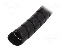 HELLERMANNTYTON Protection en spirale noir 34mm 1m