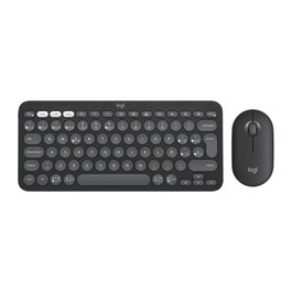 Logitech Pebble 2 Combo Inalámbrico Noir – Clavier et Souris Silencieux, Bluetooth, Recyclé, Autonomie 36 Mois
