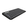 Logitech Pebble 2 Combo Inalámbrico Noir – Clavier et Souris Silencieux, Bluetooth, Recyclé, Autonomie 36 Mois