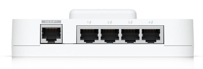 Ubiquiti Hub de contrôle d'accès avec 5 ports RJ-45 PoE++, interfaces pour opérateurs de portail, serrure et sirène