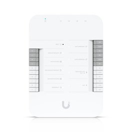 Ubiquiti Hub de contrôle d'accès avec 5 ports RJ-45 PoE++, interfaces pour opérateurs de portail, serrure et sirène