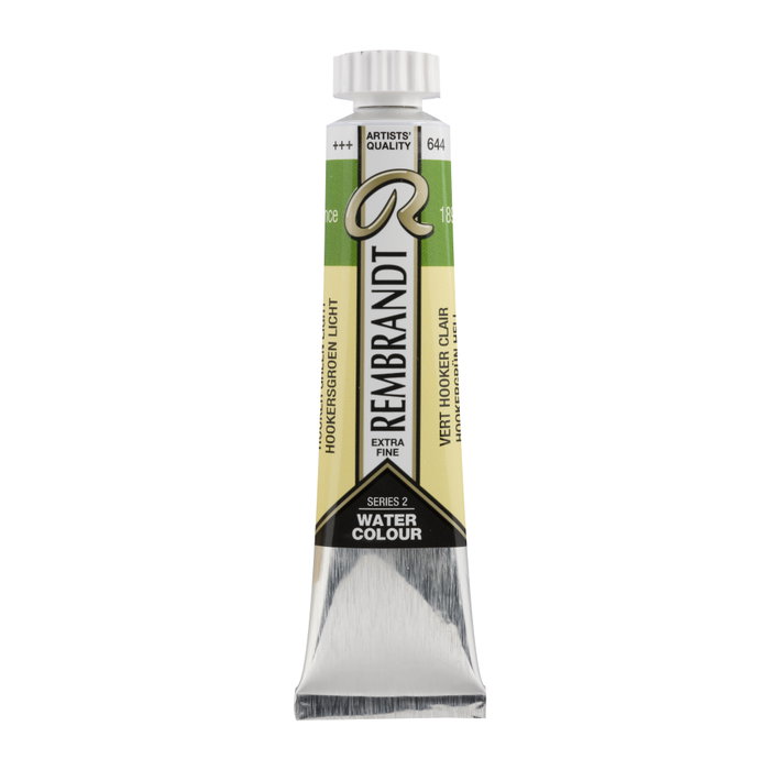 Rembrandt Aquarelle en tube 20 ml Vert Hooker Clair 644 Rembrandt Aquarelle en tube 20 ml Vert Hooker Clair 644