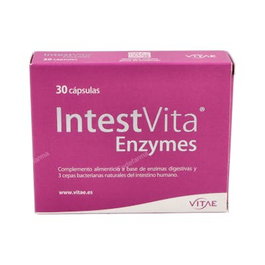 VITAE Intestvita Enzymes 30 gélules Complément alimentaire enzymes digestives et probiotiques