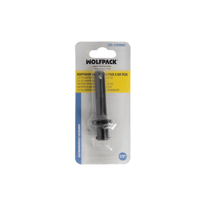 WOLFPACK LINEA PROFESIONAL Adaptateur de marteau SDS Plus vers mandrin 1/2 pouce 13 mm
