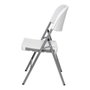 Edm Chaise pliante blanche