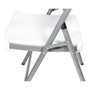 Edm Chaise pliante blanche