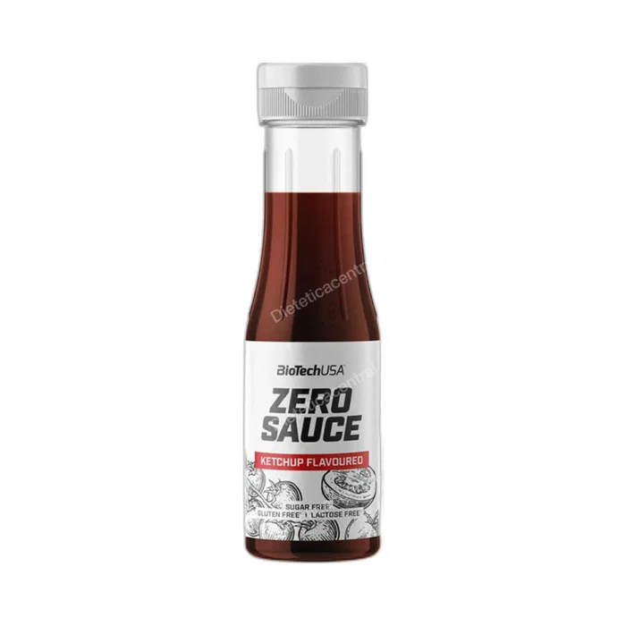 Biotechusa Zero Sauce Ketchup - 350 ml, Conditionnement adapté pour les régimes Biotechusa Zero Sauce Ketchup - 350 ml, Conditionnement adapté pour les régimes