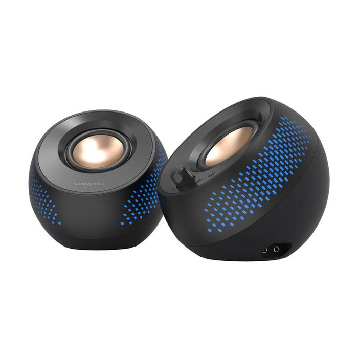 Creative Pebble X Haut-parleur Bluetooth Noir Pack Double