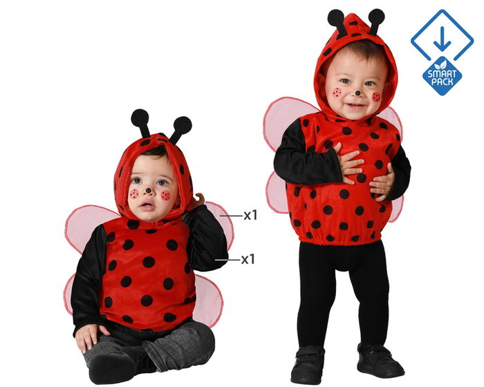 Disfraz Mariquita Bébé Rouge Disfraz Mariquita Bébé Rouge