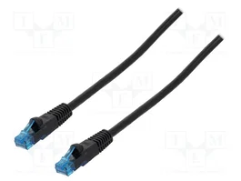 GOOBAY Câble Ethernet Cat 6 U/UTP 10m Noir
