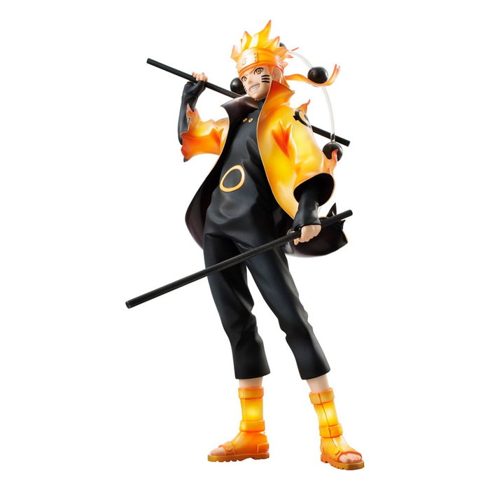 Naruto Shippuden G.E.M. Series statuette PVC Naruto Uzumaki Six Paths Sage Mode 15th Anniversary Ver. 22 cm