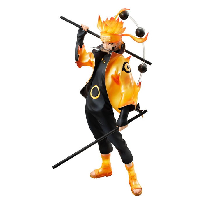 Naruto Shippuden G.E.M. Series statuette PVC Naruto Uzumaki Six Paths Sage Mode 15th Anniversary Ver. 22 cm