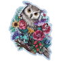 Ravensburger Puzzle en bois Hibou floral 150 pièces