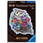 Ravensburger Puzzle en bois Hibou floral 150 pièces