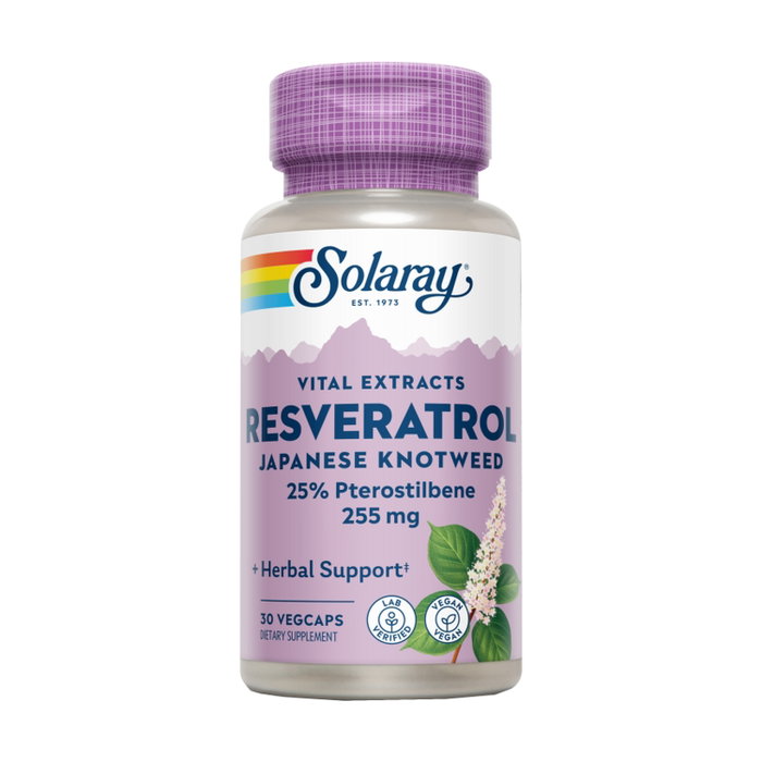 Solaray Super Resveratrol 250 mg, 30 capsules végétales Solaray Super Resveratrol 250 mg, 30 capsules végétales