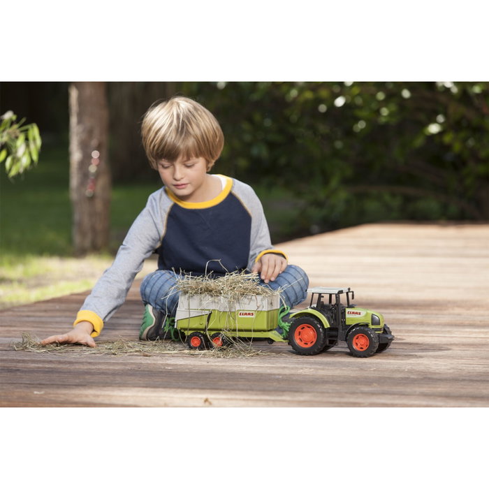 Dickie Toys Tracteur avec remorque CLAAS de 57 cm Dickie Toys Tracteur avec remorque CLAAS de 57 cm