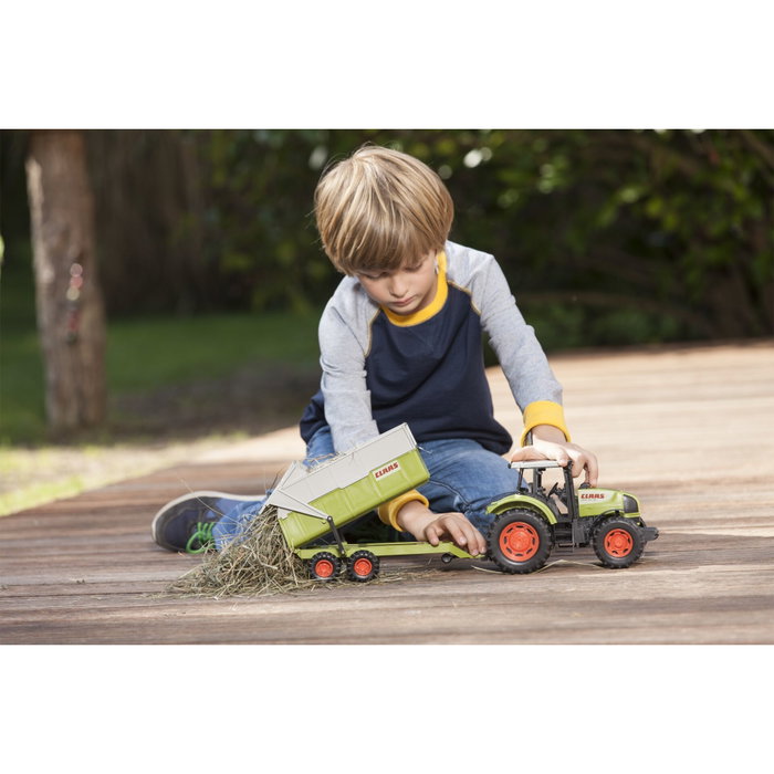 Dickie Toys Tracteur avec remorque CLAAS de 57 cm Dickie Toys Tracteur avec remorque CLAAS de 57 cm