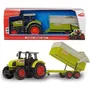 Dickie Toys Tracteur avec remorque CLAAS - Jouet enfant à partir de 3 ans - 57 cm de long - Roues libres - Modèle de qualité pour extérieur