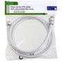 ORYX Flexible de douche PVC blanc/argenté 2,00 mètres
