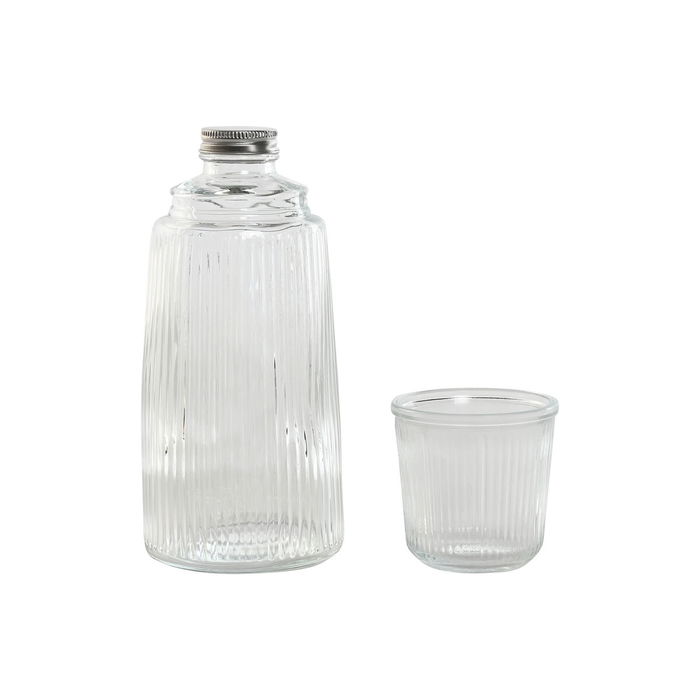 Bouteille d'eau Home ESPRIT Transparent Verre 240 ml 1 L Bouteille d'eau Home ESPRIT Transparent Verre 240 ml 1 L