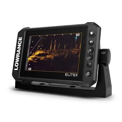 Lowrance Elite FS 7 - Sondeur GPS combiné avec sonde HDI, technologie CHIRP, DownScan Imaging et ActiveTarget