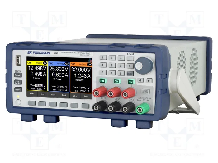 B&K PRECISION Alimentation de laboratoire programmable 3 canaux 32V/8A/8A/8A