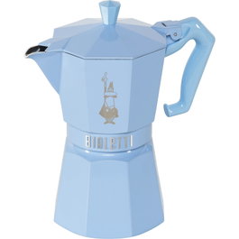 Bialetti Moka Express Exclusive 6TZ bleu clair 270 ml