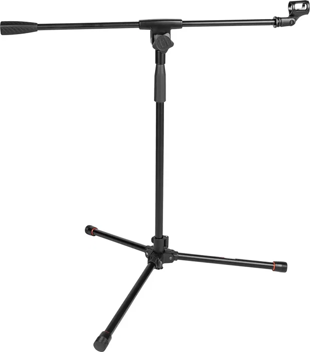 Frameworks Support Microphone Compact avec Bras Boom Fixe et Trépied - Noir, Hauteur 673-1143 mm