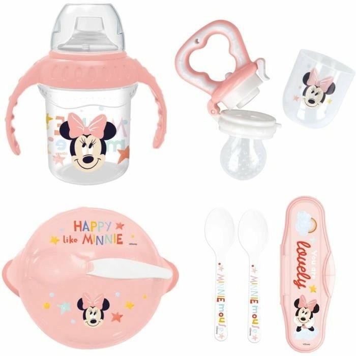 Thermobaby Pack repas 1er âge Minnie - Blanc et rose
