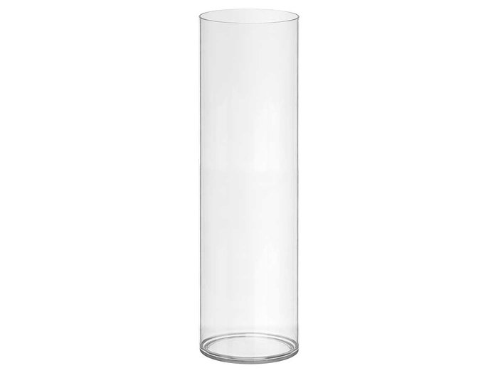 Giftdecor Jarron Aparenza Cilindrico Acrilico Transparente 12 x 40 cm (Set de 12)